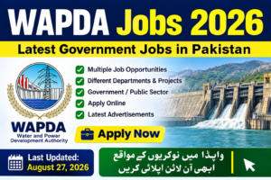 WAPDA Jobs 2026 latest government jobs in Pakistan