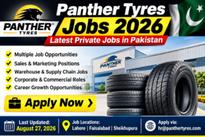 Panther Tyres Jobs 2026 latest private jobs in Pakistan