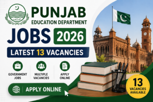 Punjab Education Department Jobs 2026 latest vacancies