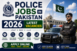 Police Jobs in Pakistan 2026 latest vacancies