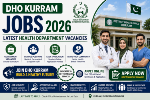 DHO Kurram Jobs 2026 Health Department vacancies
