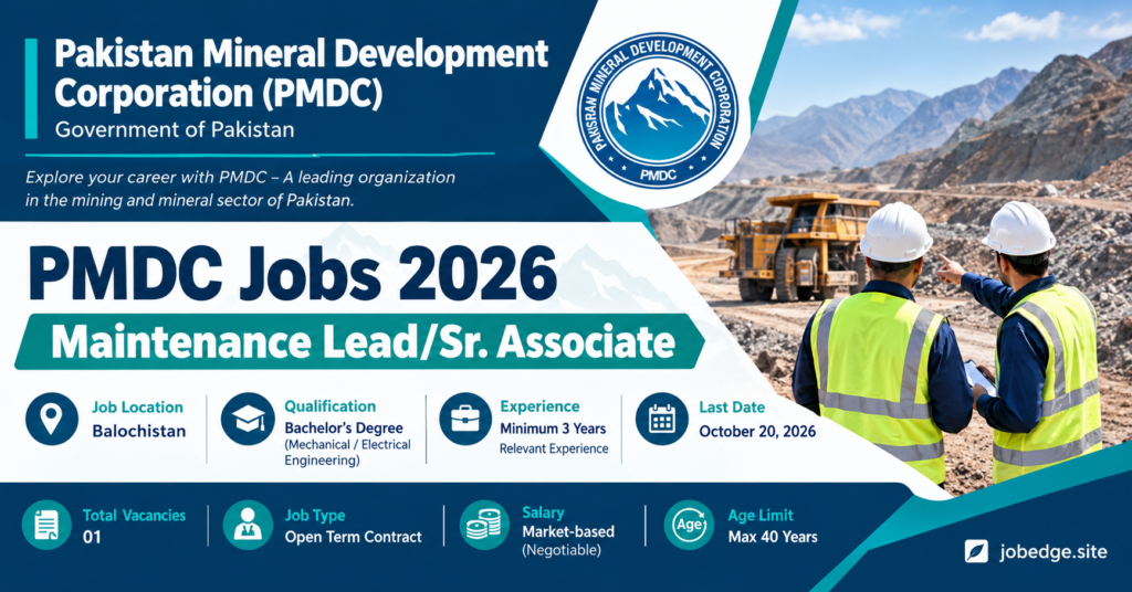 PMDC Jobs 2026