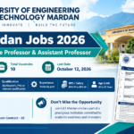 UET Mardan Jobs 2026